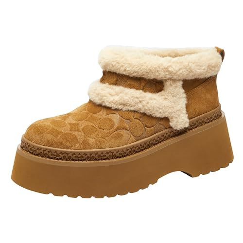 Coach Women's Christina Shearlilng Bootie, Tobacco, 10 | Amazon (US)