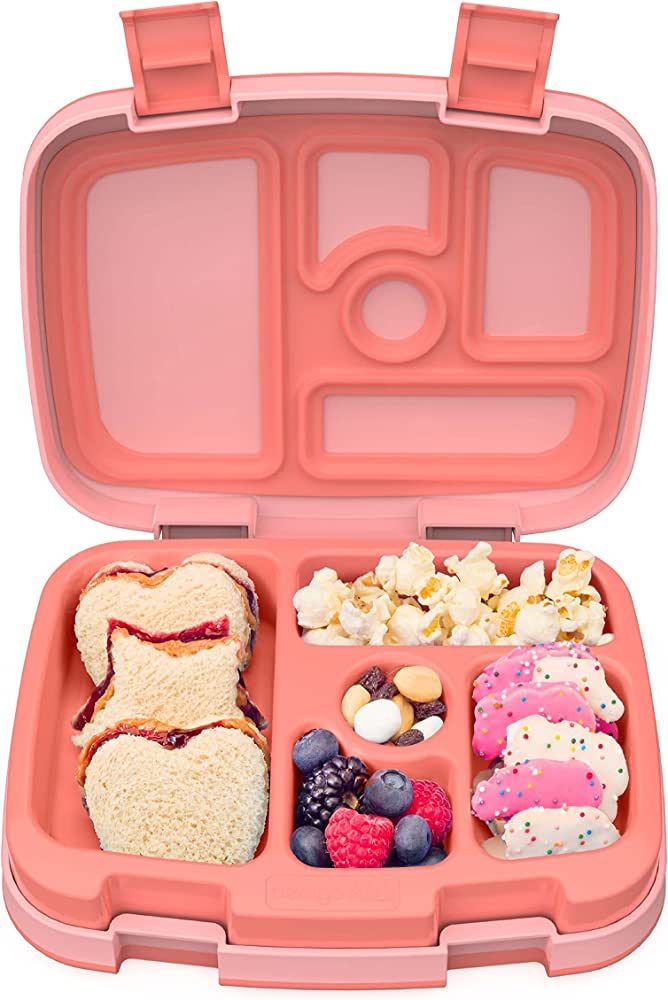 Bentgo® Kids Bento-Style 5-Compartment Lunch Box - Ideal Portion Sizes for Ages 3 to 7 - Leak-Pr... | Amazon (US)