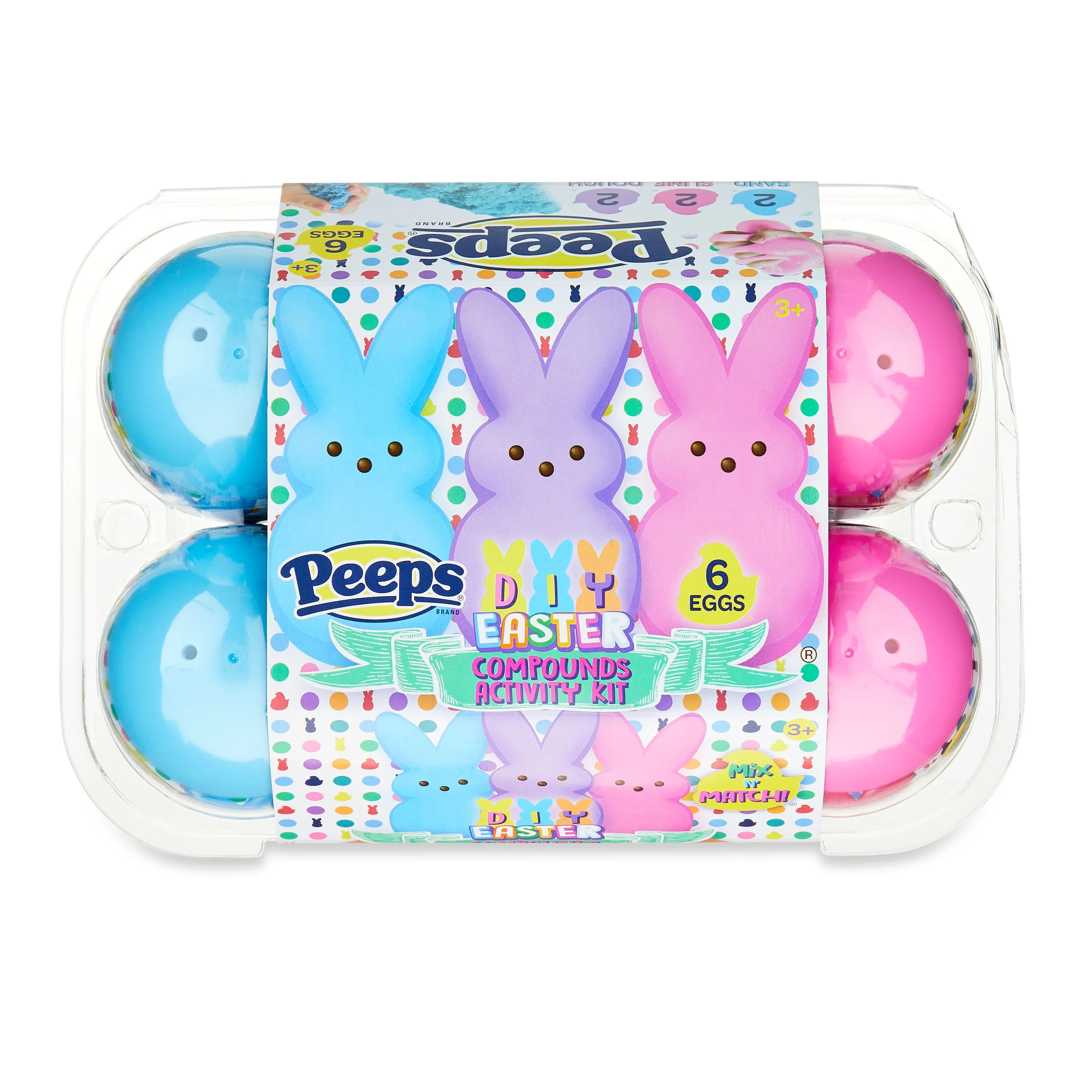 PEEPS® 6 Pack Dough, Sand, Slime Egg + Cutter - Walmart.com | Walmart (US)
