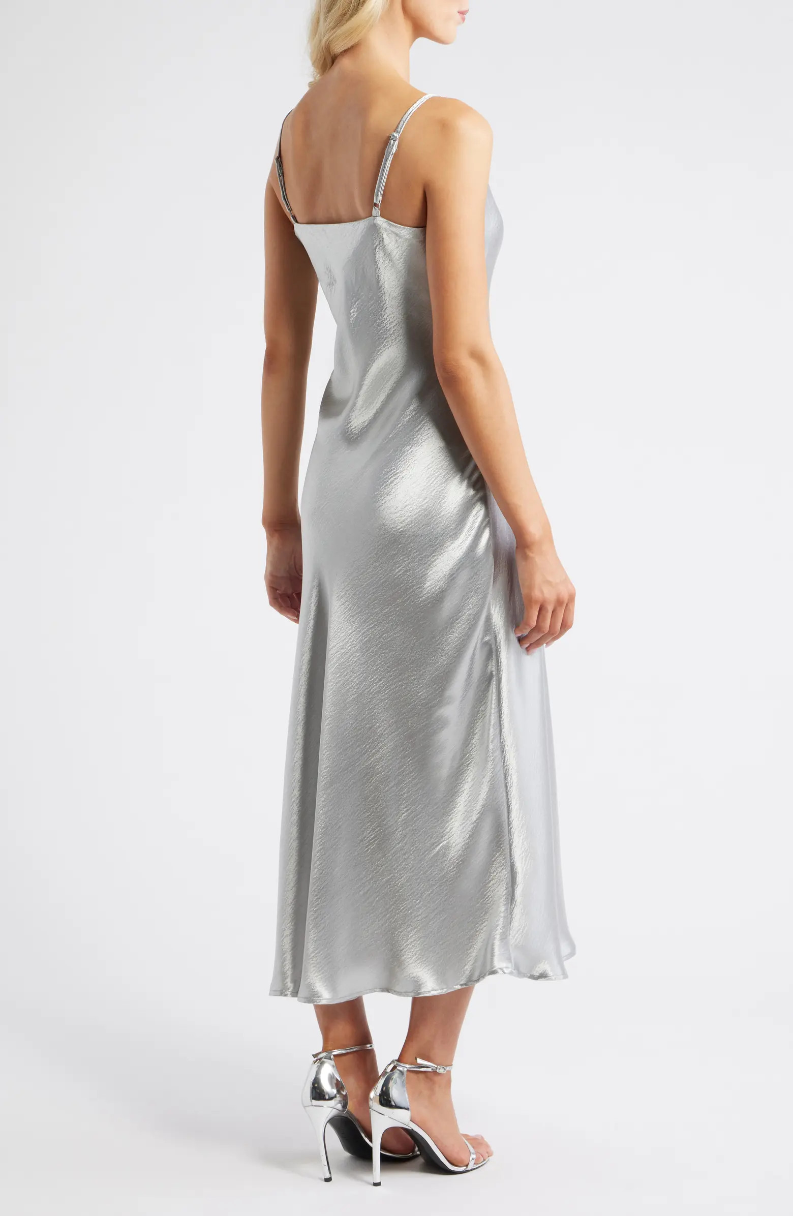Vince Camuto Metallic Slipdress & Sweater | Nordstrom | Nordstrom