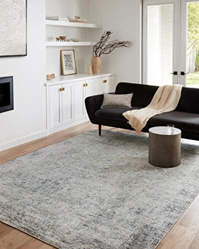 Loloi II Drift Collection DRI-05 Ivory / Silver, Contemporary Accent Rug, 2'-3" x 3'-9" | Amazon (US)