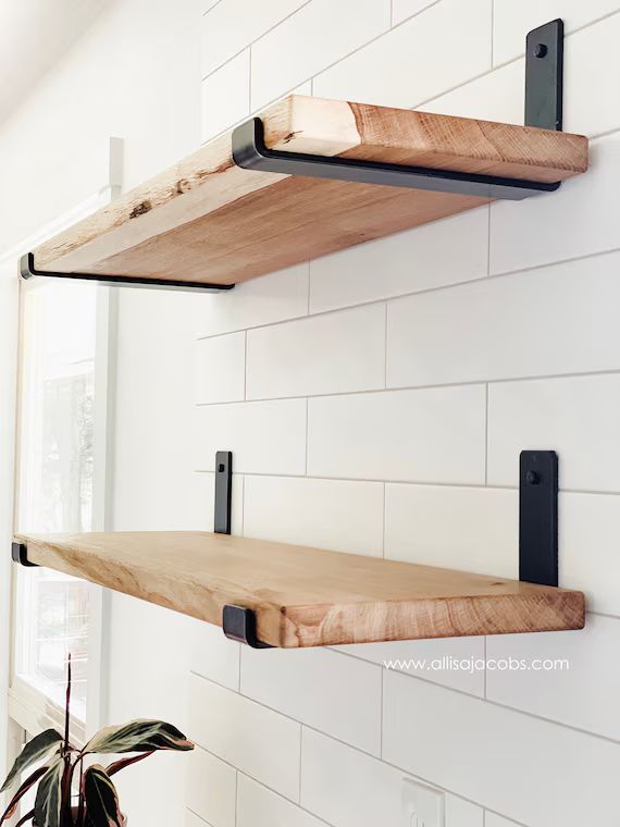 Metal Shelf Bracket for Floating Shelves As Seen in Becki | Etsy | Etsy (US)