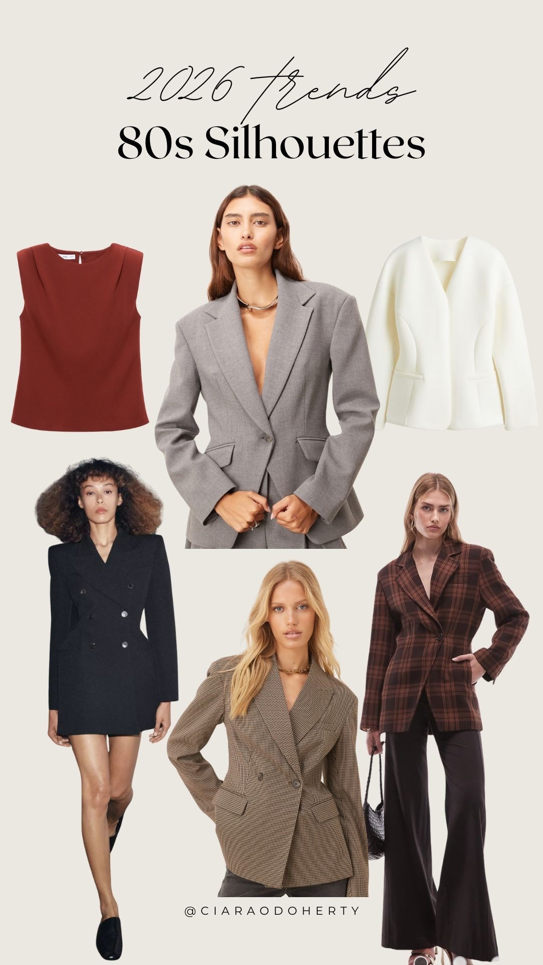 2026 Trends: 80s Silhouettes

Oversized blazer, fitted blazer, shoulder pads, h&m, asos, mango, Zara, arket 

#LTKireland #LTKeurope #LTKwinter