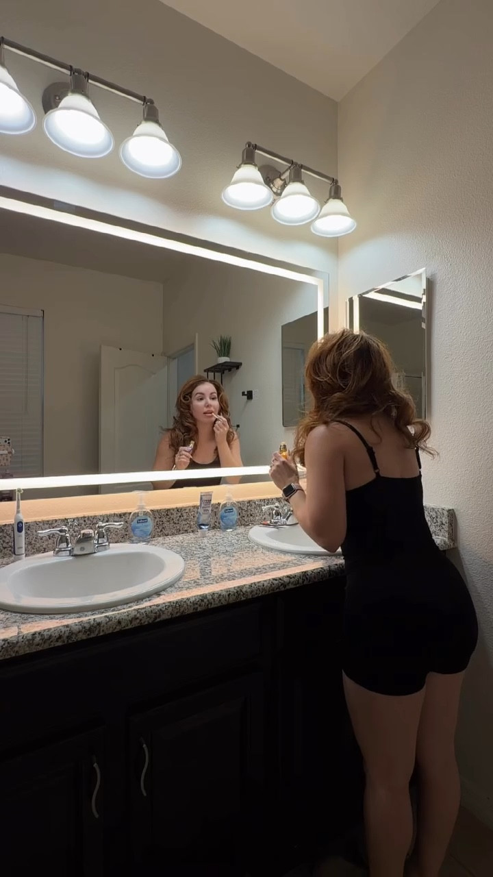 FINALLY upgraded our bathroom mirror and i didn’t realize how much the lighting was affecting my skincare and makeup until now 🪞

Such a simple upgrade but it made the whole space feel so much nicer.

I got a 10% OFF in case you want to use it “LOYALOFF10”

#ledmirror #bathroomupgrade #amazonhomefinds #beautycreator #bathroominspo

#LTKHome #LTKSpringSale #LTKBeauty