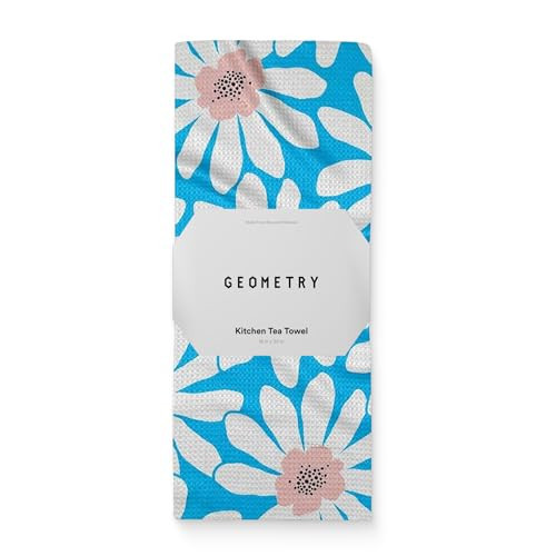 GEOMETRY Spring Kitchen Towels - Quick Dry Microfiber Cloth Spring & Summer Dish Towels for Kitchen Drying - Premium Quick Dry Towel - Sweet Spring, 18" x 30" - 1-Pack | Amazon (US)