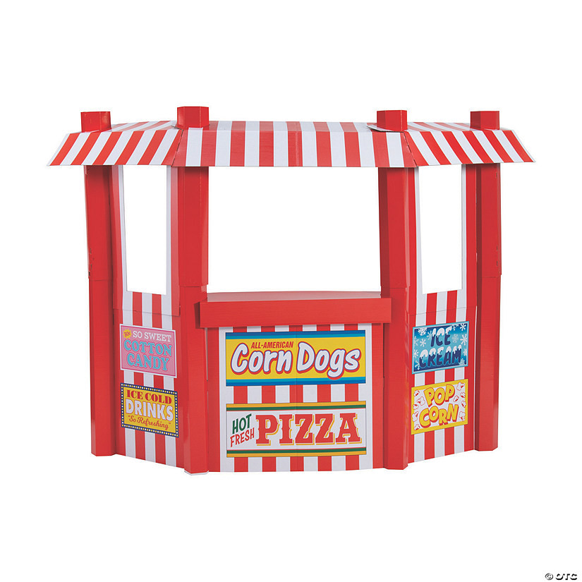 72 3/4" 3D Carnival Vendor Booth Cardboard Stand-Up | Oriental Trading Company