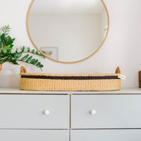 Changing Table Basket By Design Dua - Baby Table,, Basket, Organic African | Etsy (US)