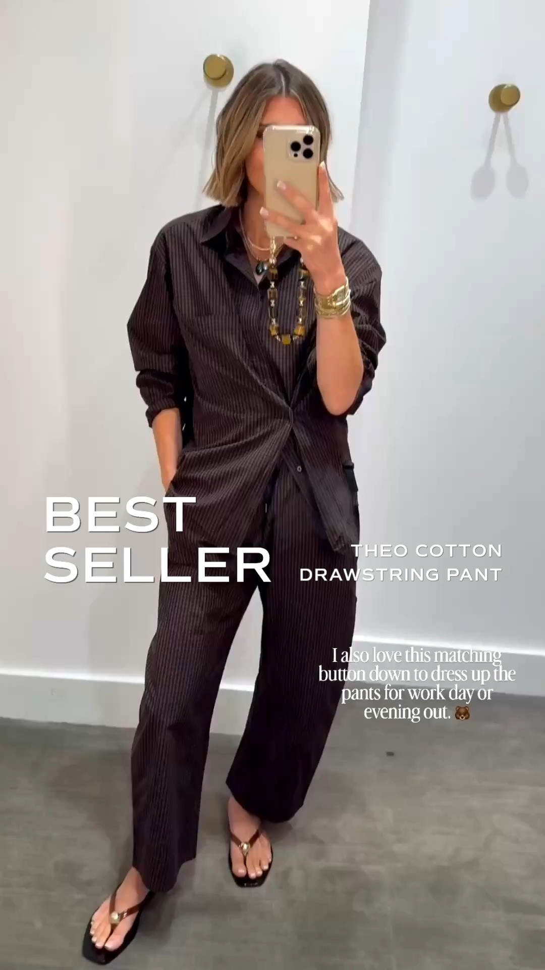 A closer look at this week’s best seller: the Theo cotton drawstring pants.

#LTKfall #LTKstyletip