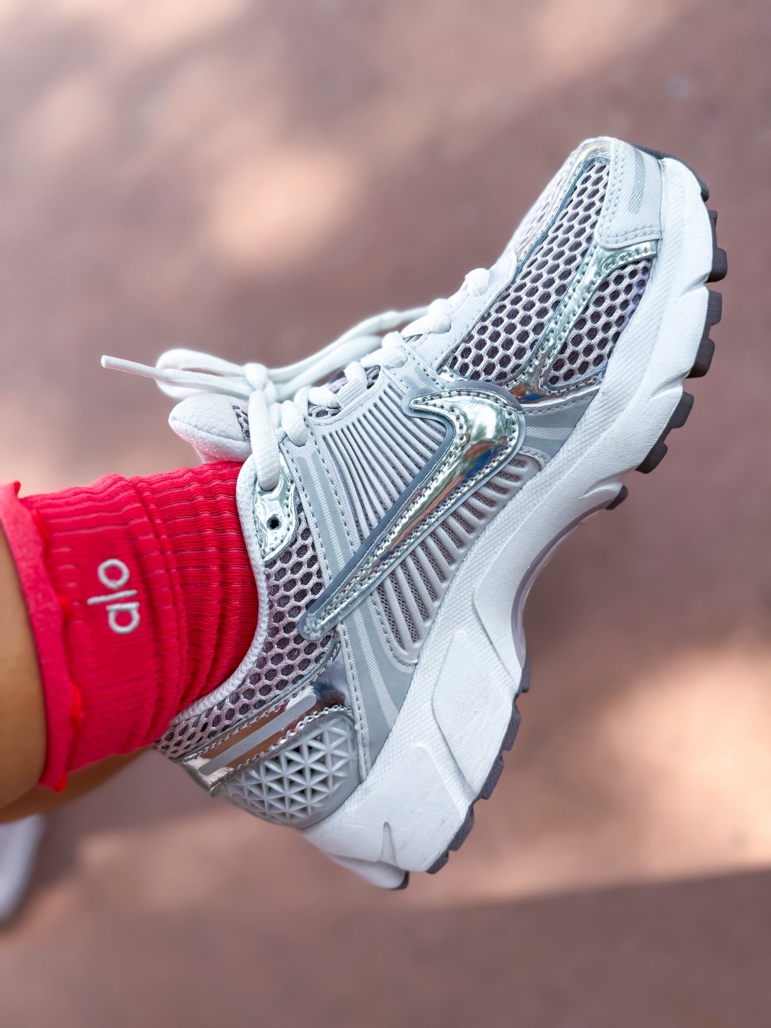 Nike zoom Vomero 5 are TTS and so comfy for walking! I walked 18,000 steps at Epcot in these! Disney shoes. Travel shoes. White sneakers. Disney outfit. Theme park outfit. **Linking the other sneakers I wore at Disney, too**

#LTKActive #LTKShoeCrush #LTKTravel