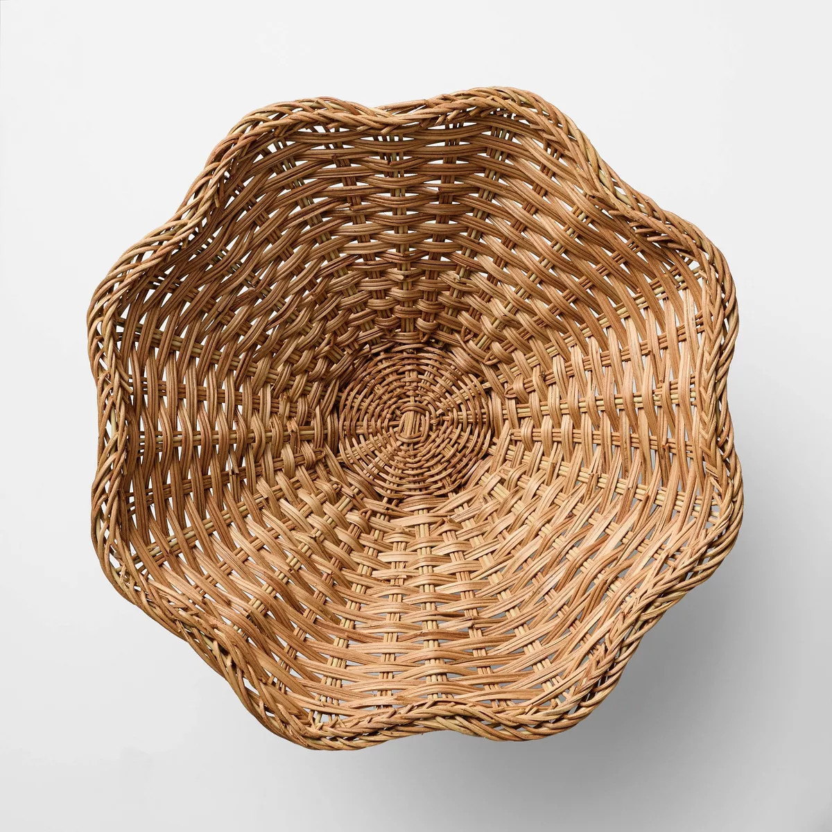 Woven bowl Wavy Rim with Pedestal Base - Threshold™ designed with Studio McGee | Target