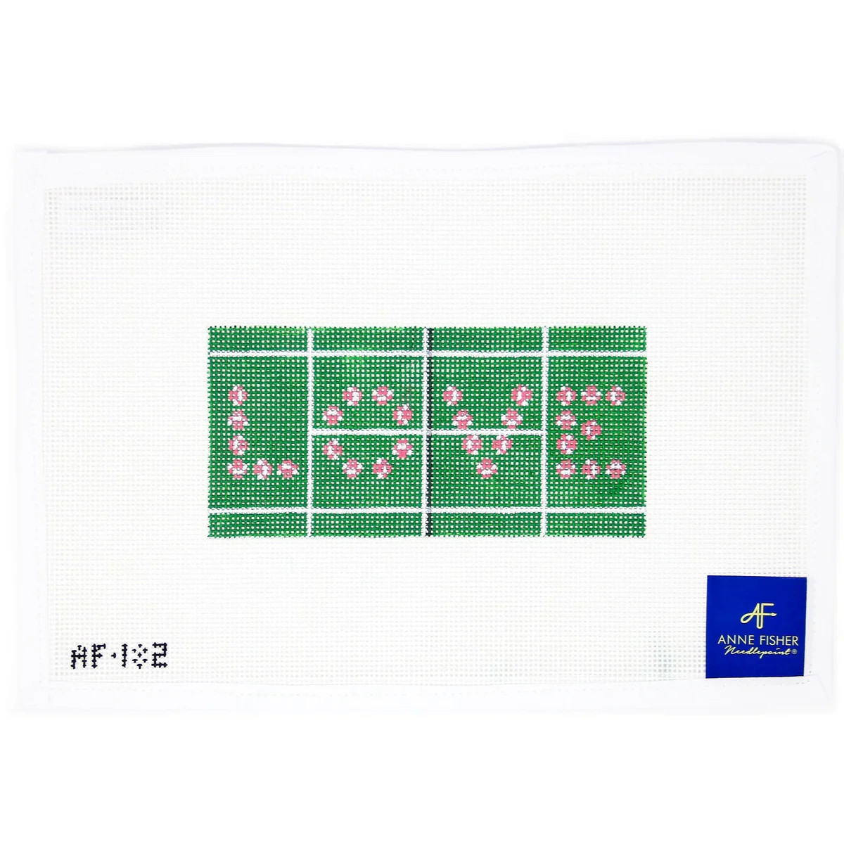 Pink LOVE Tennis | Greystone Needlepoint