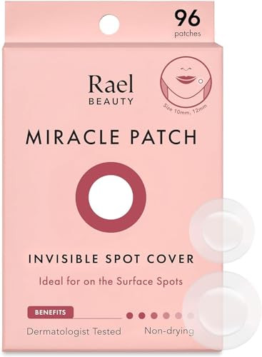 Rael Pimple Patches, Miracle Invisible Spot Cover - Hydrocolloid Acne Patch, Treatment for Breako... | Amazon (US)