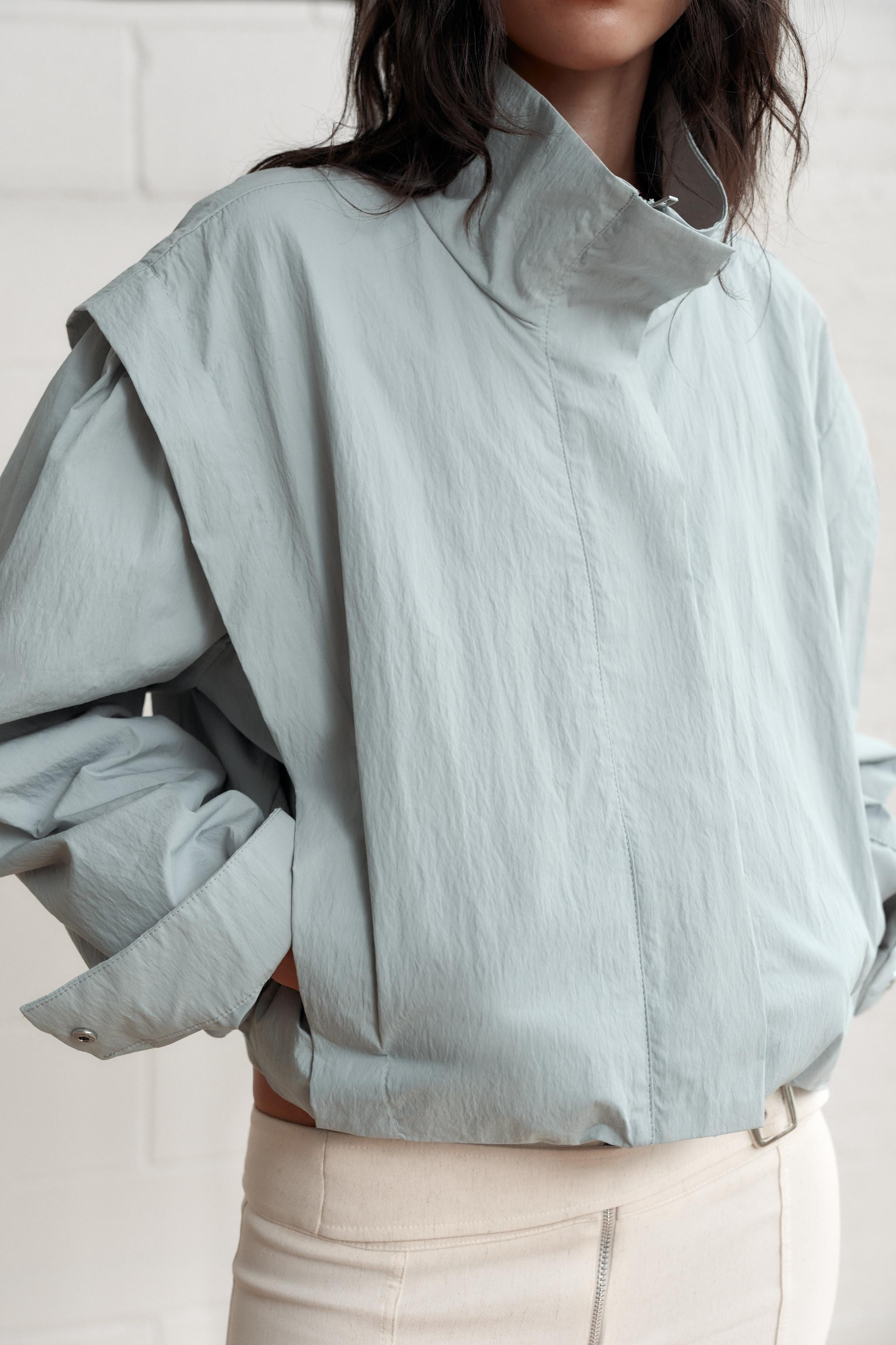 HIGH COLLAR JACKET | Zara US