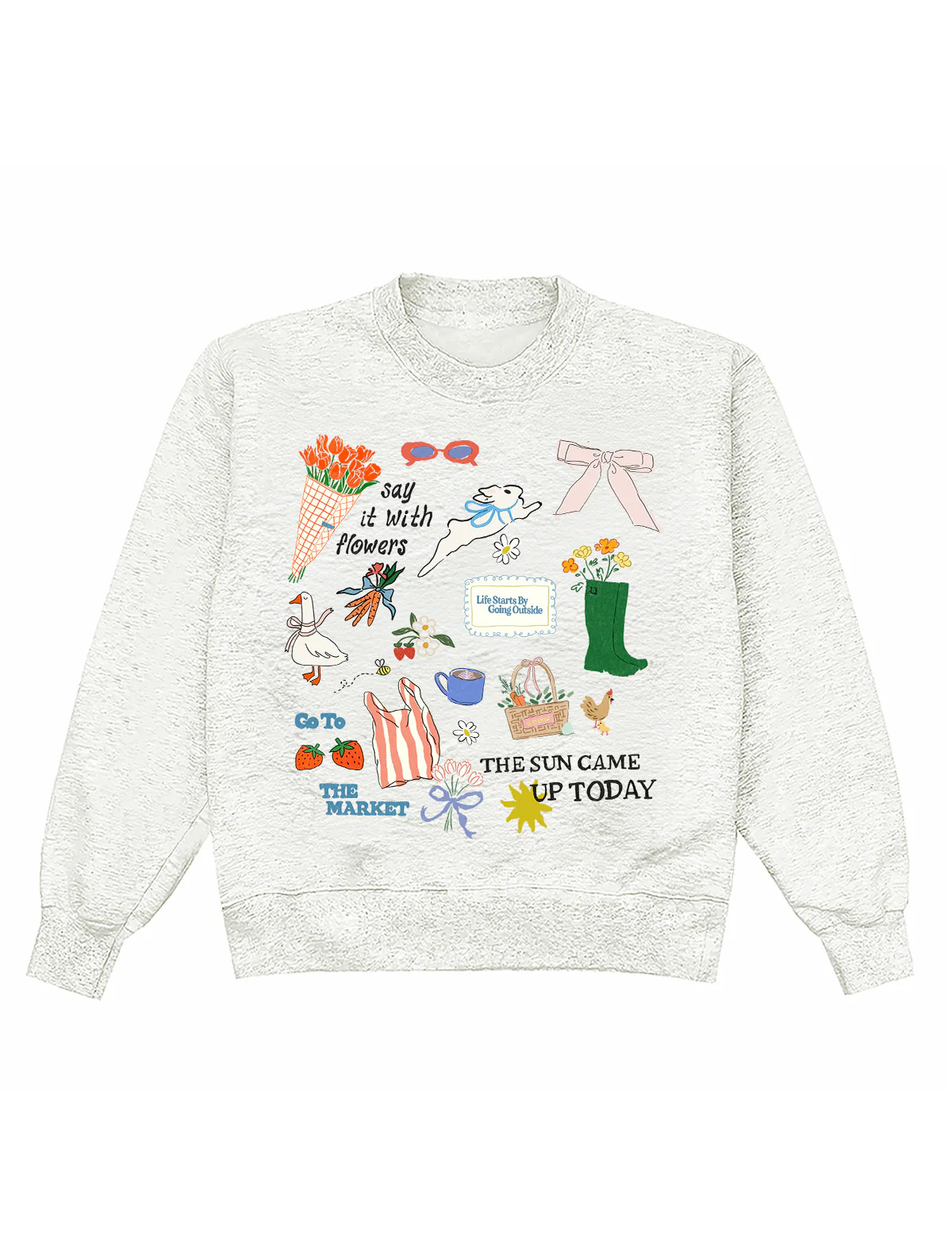 Spring Charms Crewneck | Shop Kristin Jones