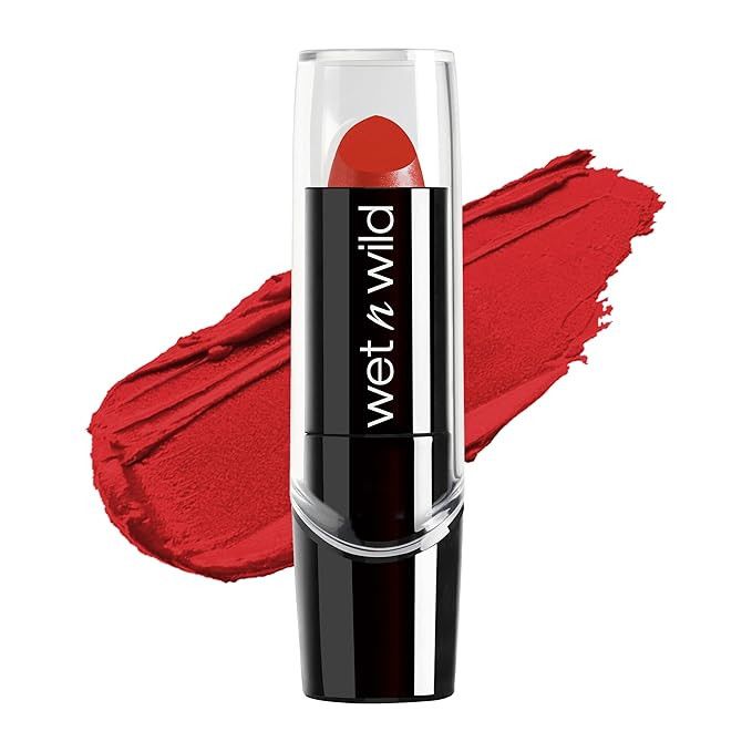 wet n wild Silk Finish Lipstick| Hydrating Lip Color| Rich Buildable Color| Dark Pink Frost | Amazon (US)