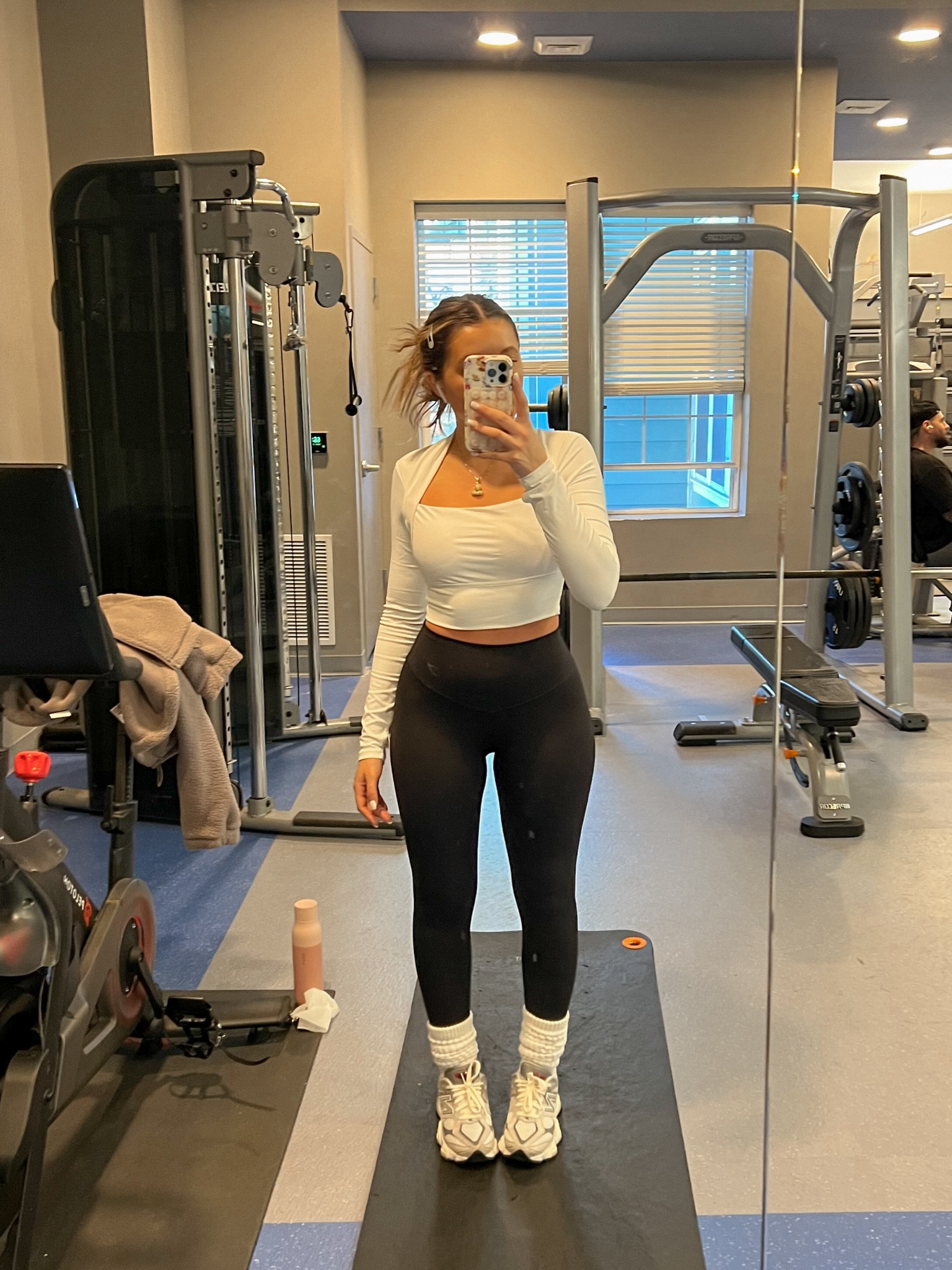 Fab workout basics lately! Got a small in top and xs in bottoms! 

Workout outfit, socks, workout tops, leggings

#LTKstyletip #LTKfitness #LTKGiftGuide