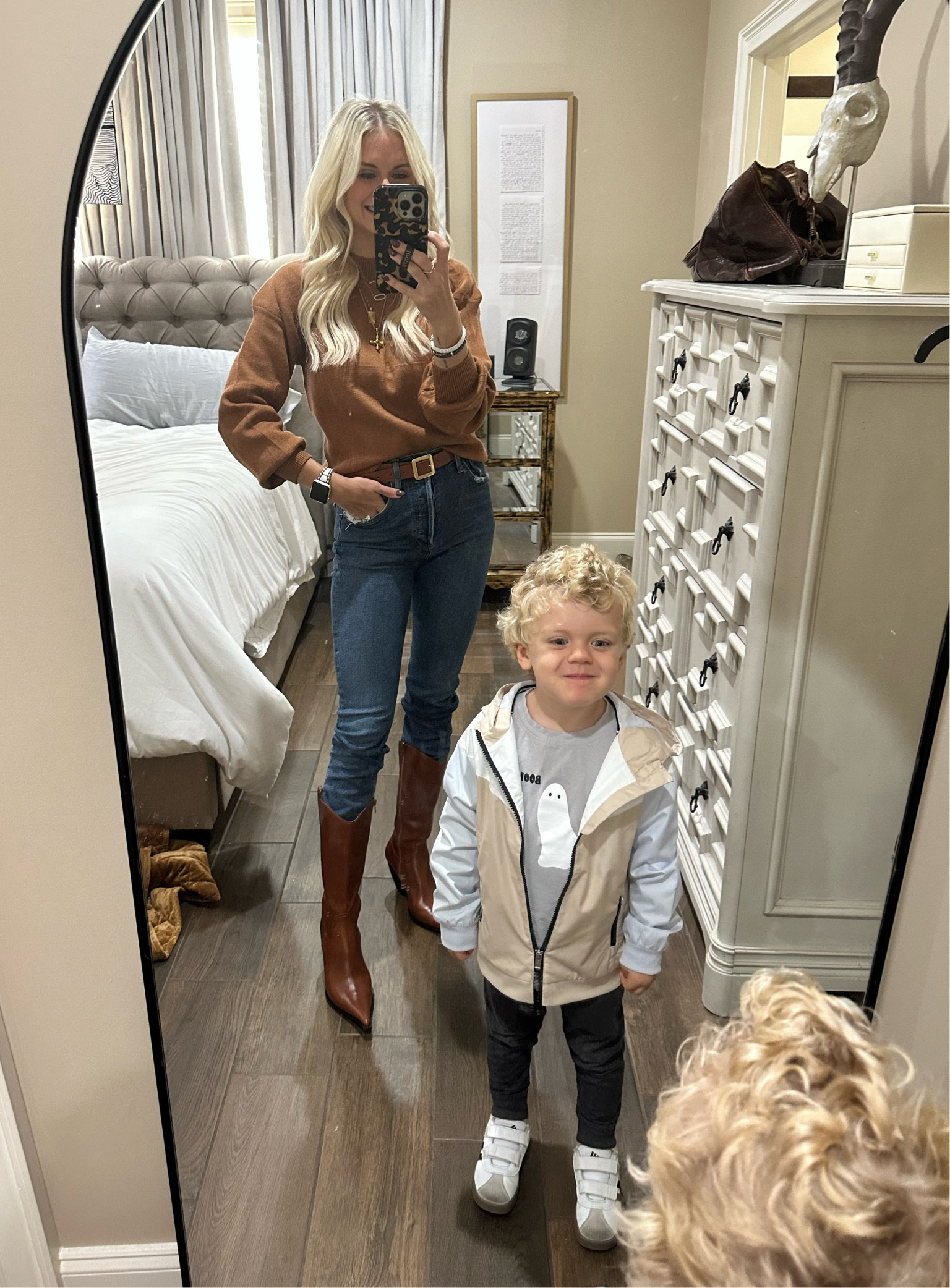 Small sweater, 25 jeans, boots are tts

#LTKStyleTip #LTKFindsUnder50 #LTKShoeCrush