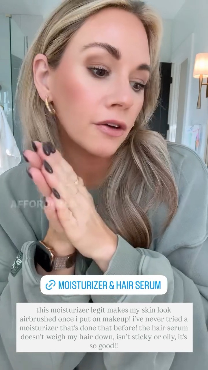 this moisturizer is so good! My hair serum that doesn’t weigh my hair down and is anti frizz control. both on sale for Amazon prime big deal days

#LTKBeauty #LTKSaleAlert