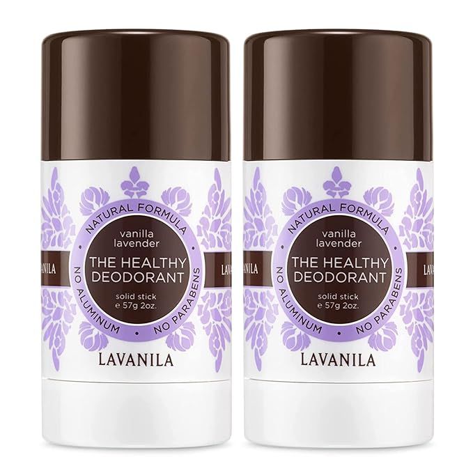 Lavanila Vanilla Lavender Aluminum Free Deodorant 2-Pack - The Healthy Deodorant for Men and Wome... | Amazon (US)