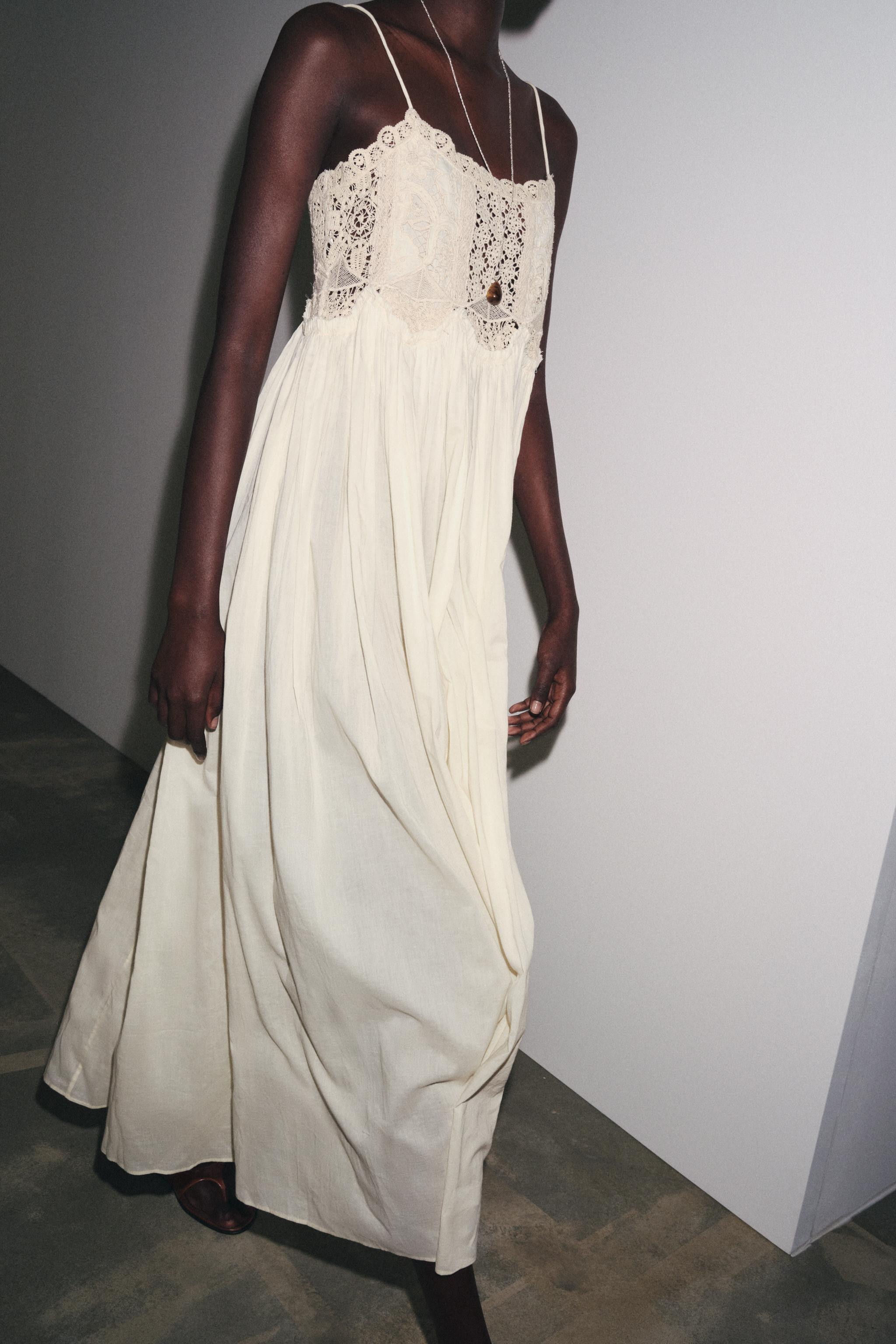 ZW COLLECTION CROCHET STRAPPY DRESS | Zara UK