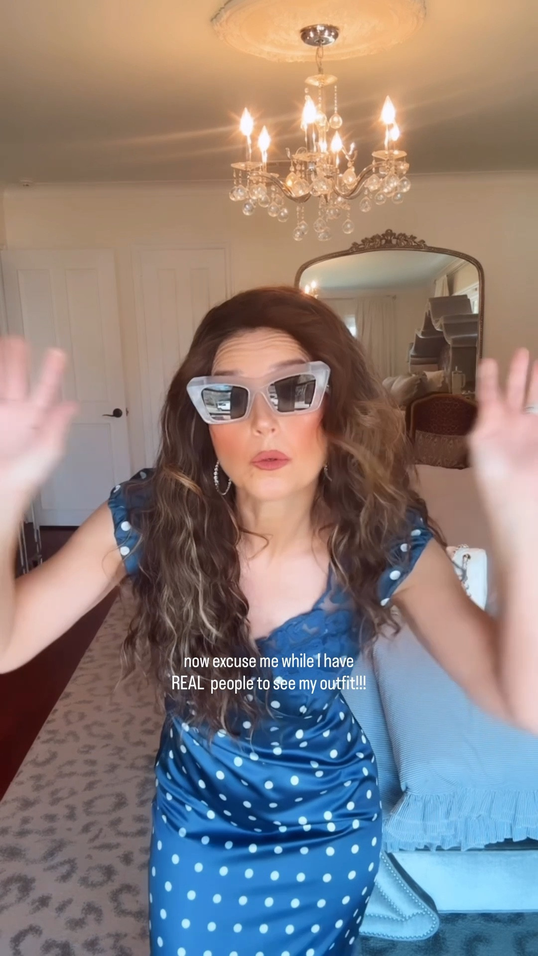 Polka Dot Midi Dress always good idea💙

#LTKspring #LTKootd