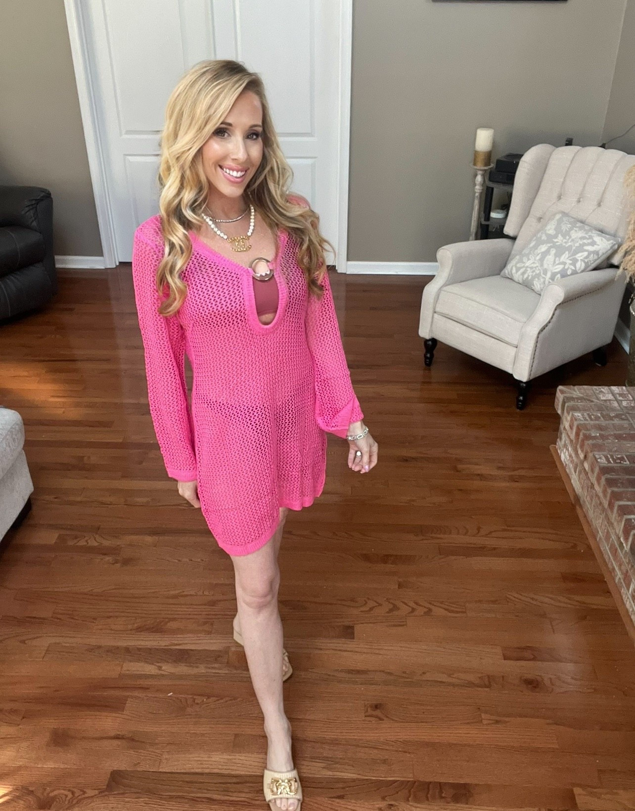 Pretty Pink Beach cover up 🌸🌸

#LTKOver40 #LTKPetite #LTKSwim