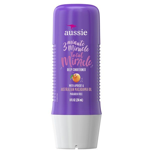 Aussie 3 Minute Total Miracle Deep Conditioner with Apricot, 8 fl oz | Walmart (US)