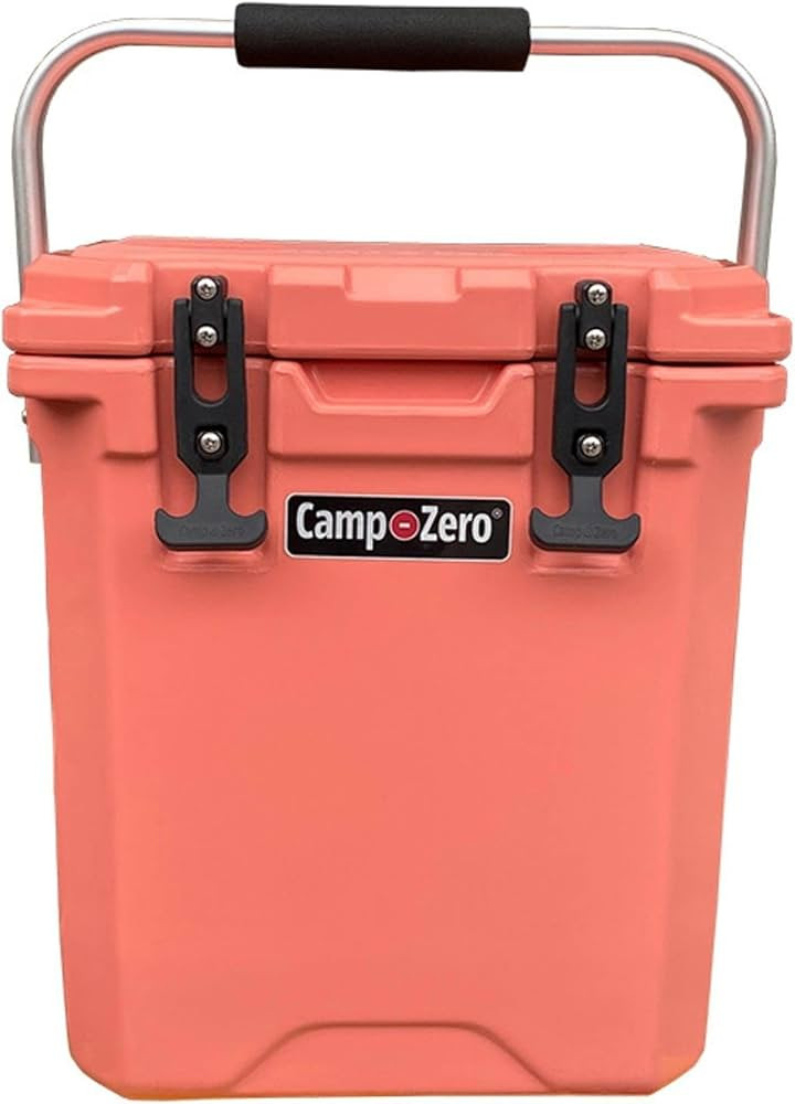 CAMP-ZERO 16L Tall Cooler/Ice Chest with Carry Handle and 2 Molded-in Cup Holders | Includes Remo... | Amazon (US)