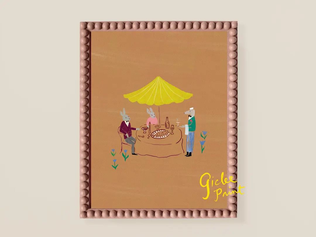 Bemelmans Bar Print | Whimsical Carlyle Hotel Illustration, Maximalist Decor - Etsy | Etsy (US)