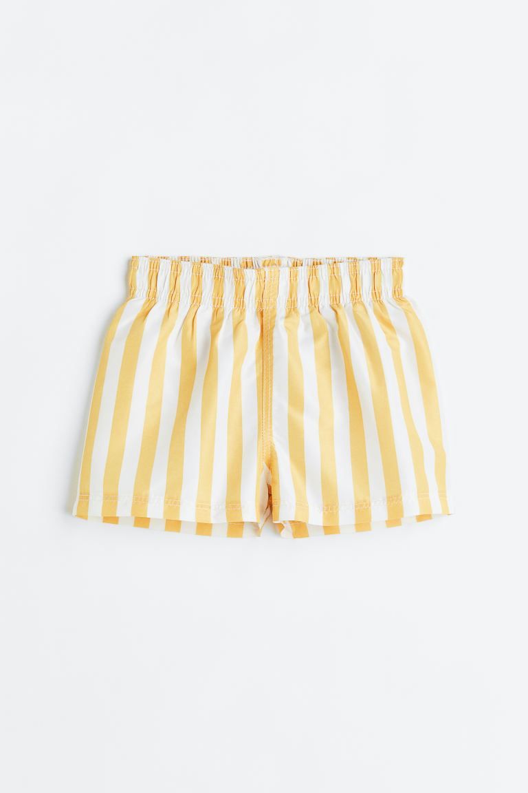 Swim Shorts - Yellow/striped - Kids | H&M US | H&M (US + CA)