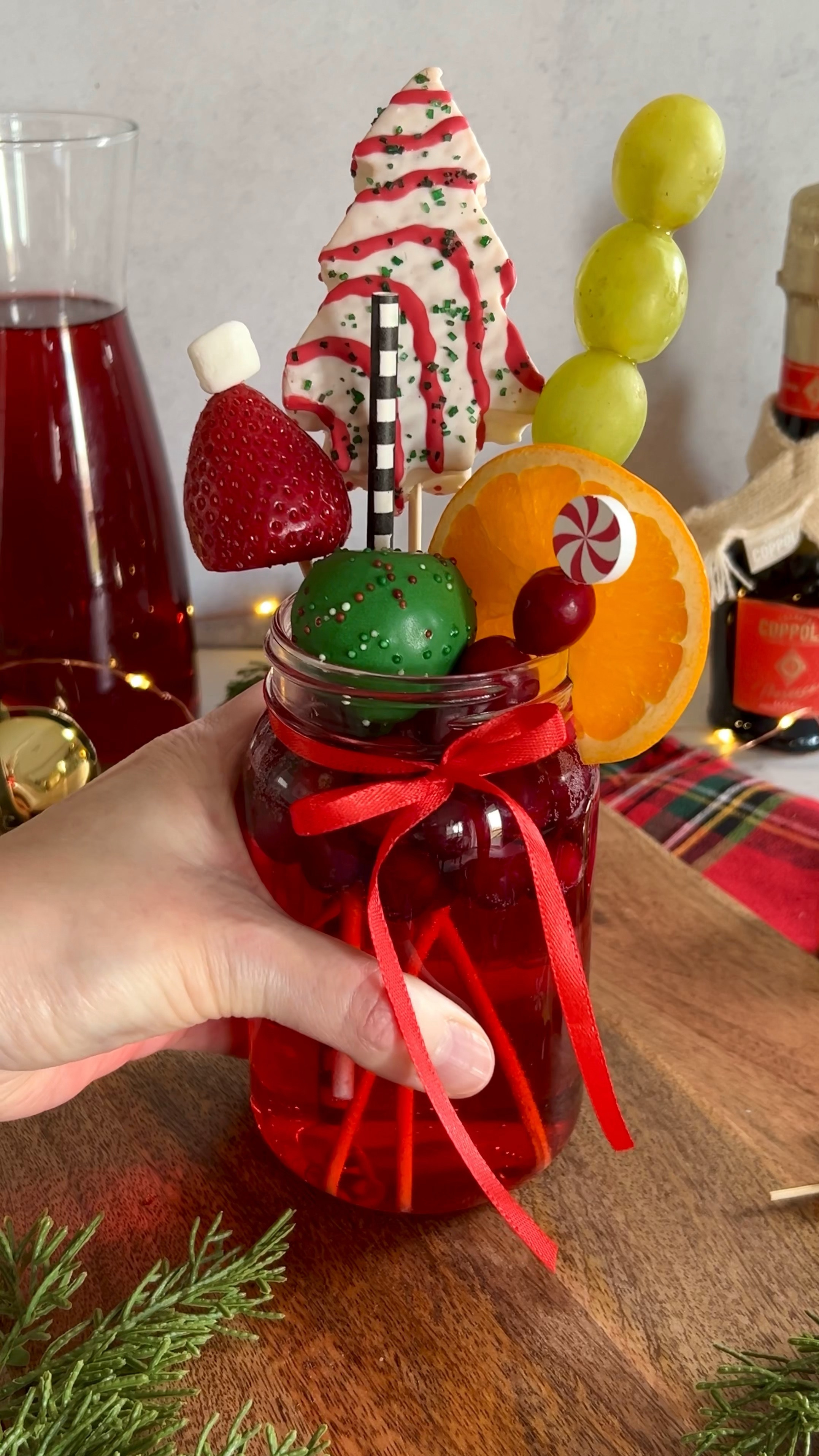 This Christmas stacked mimosa is perfect for all your holiday parties. 

#LTKHome #LTKHoliday #LTKSeasonal