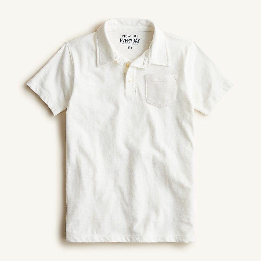 Boys' slub cotton polo shirt | J.Crew US