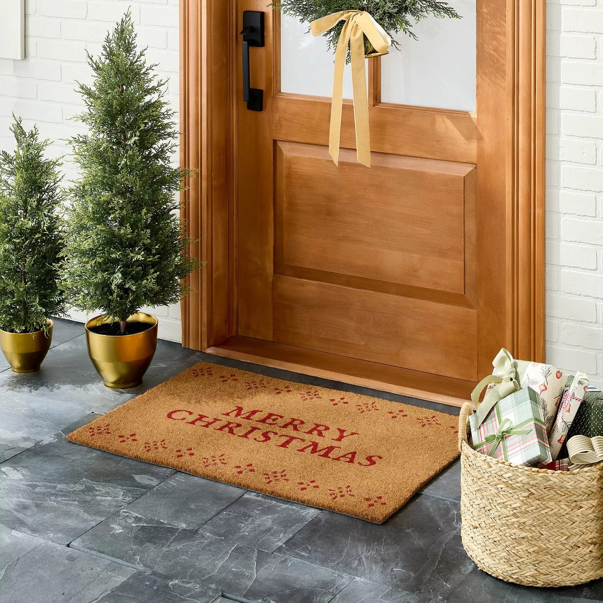 1.8' Faux Cypress Tree in Brass Pot - Hearth & Hand™ with Magnolia | Target