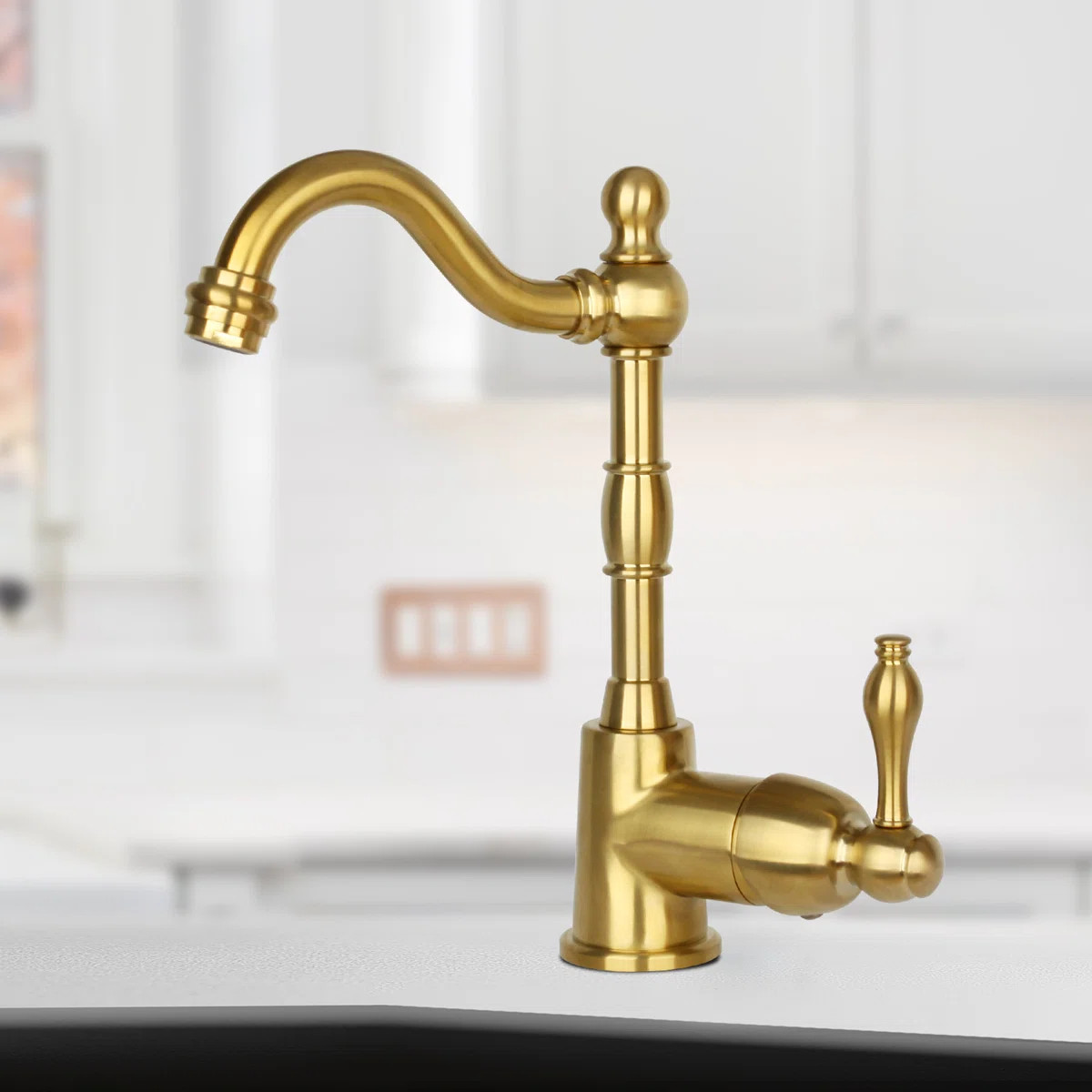 One-Handle Widespread Kitchen Bar Faucet NX96118P1-BTG | Wayfair North America