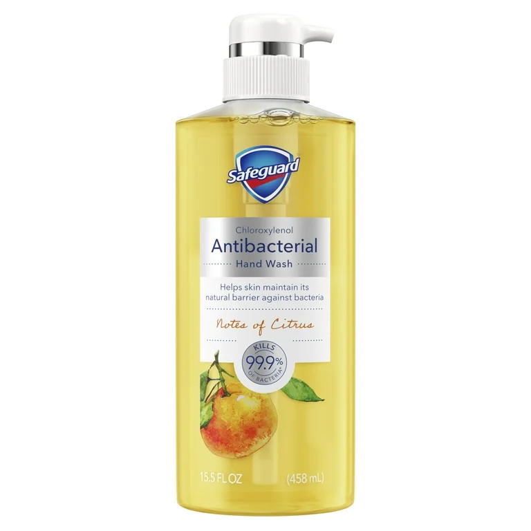 Safeguard Antibacterial Hand Wash, Notes of Citrus, 15.5 oz | Walmart (US)