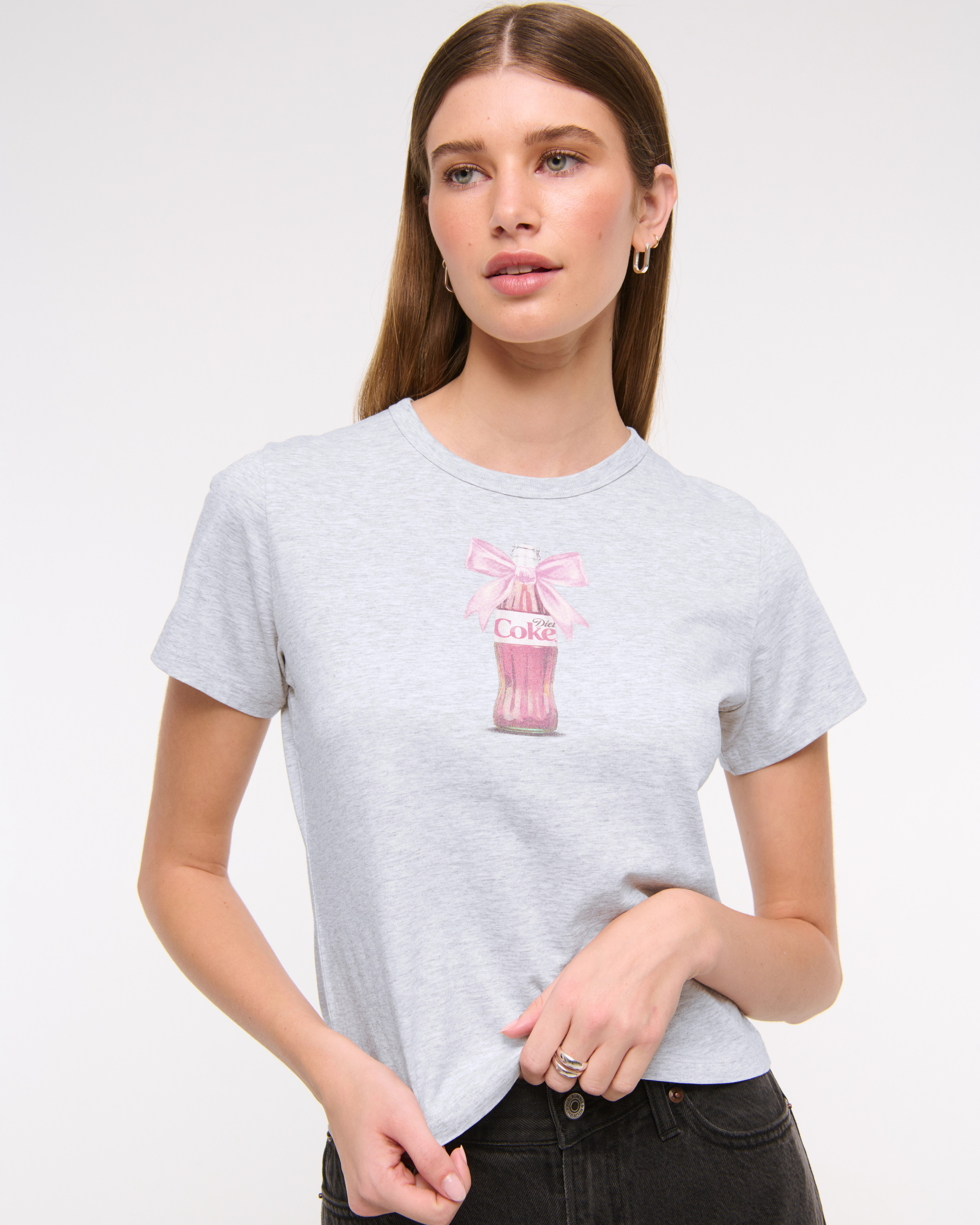 Short-Sleeve Diet Coke Graphic Skimming Tee | Abercrombie & Fitch (US)