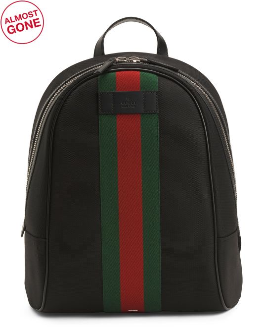 Made In Italy Canvas Web Backpack | TJ Maxx