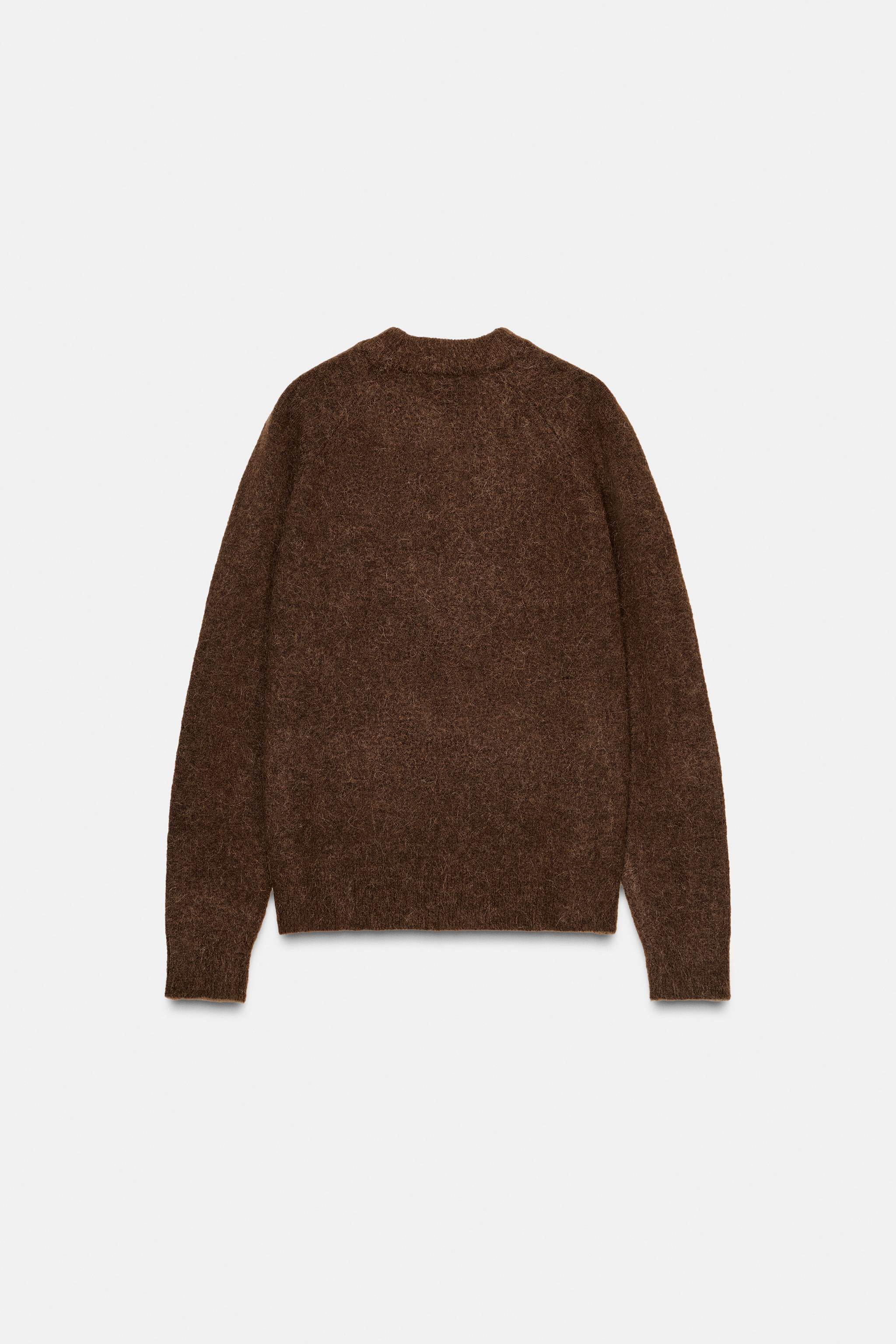 WOOL AND ALPACA BLEND JUMPER | Zara US