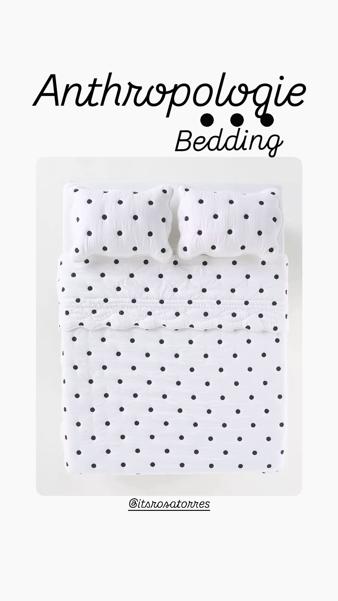 Felt in love with @anthropologie bedding the scallops details polka dot and the clean freshness that presents. In a wish list! 🤭

#LTKHoliday #LTKFamily #LTKGiftGuide