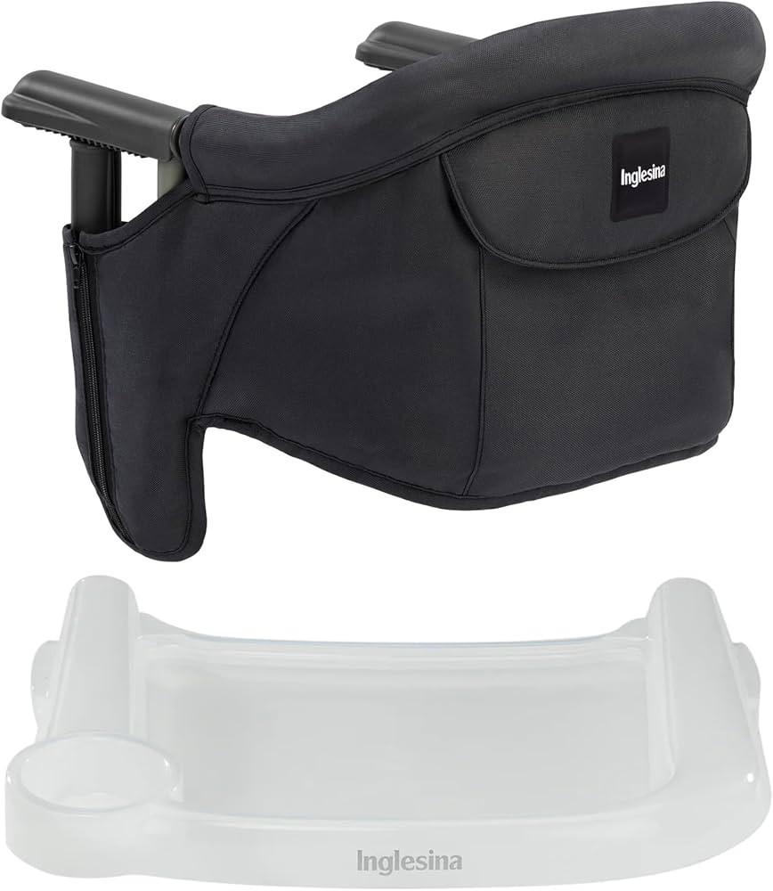 Inglesina Fast Table Chair - Black + Fast Dining Tray - Portable High Chair for Baby & Toddlers, ... | Amazon (US)