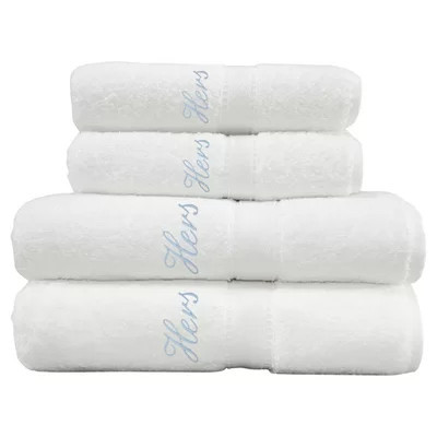 4 Piece Turkish Cotton Towel Set | Wayfair North America