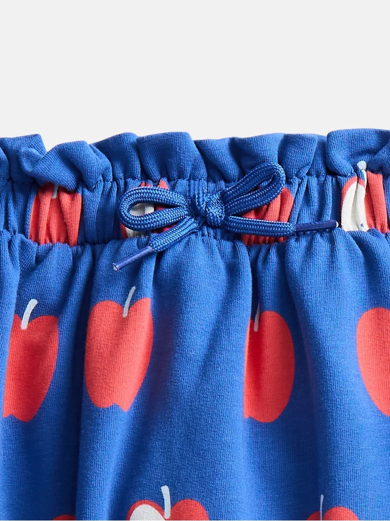 Wonder Nation Little Girls Scooter Skirt with Paperbag Waist, Sizes 4-10 | Walmart (US)