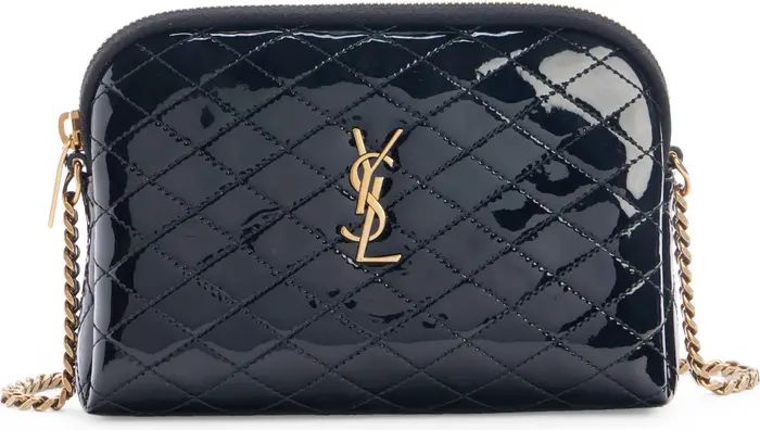 Saint Laurent Gaby Cassandre Quilted Leather Crossbody Pouch | Nordstrom | Nordstrom