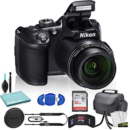 Nikon COOLPIX B500 Digital Camera (Black) (26506) + SanDisk 32GB Ultra Memory Card + Memory Card ... | Amazon (US)