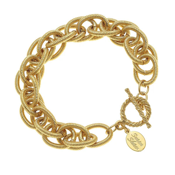 Scrunched Chain Bracelet | Susan Shaw