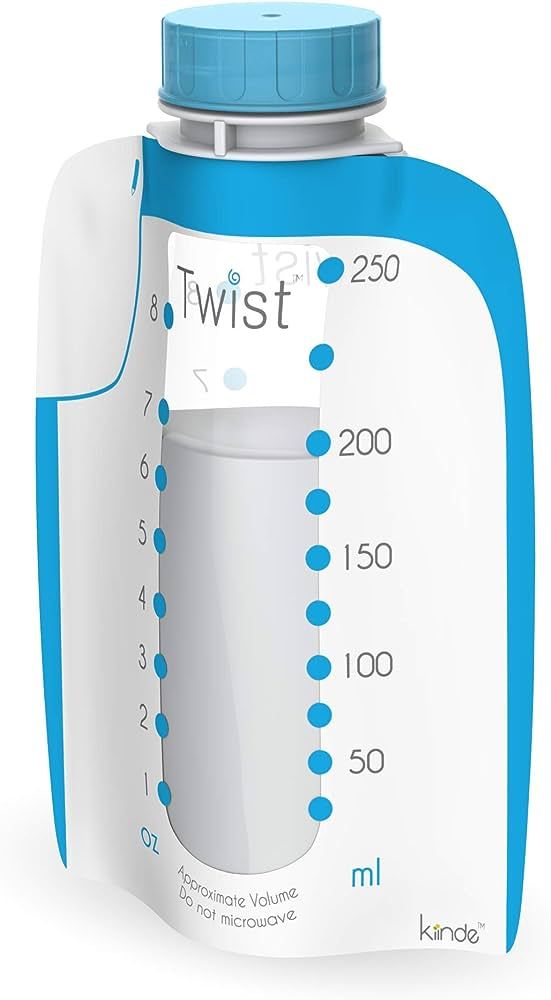 Kiinde Twist Pouch Direct-Pump Direct-Feed Twist Cap Breast Milk Storage Bag for Pumping, Freezin... | Amazon (US)