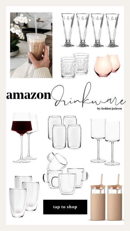 My favorite glasses & cups from Amazon! #amazonfinds #amazonhome #homefinds #amazon #prime #drinkware #coffeecup #wineglass #cocktail #kitchen #tumbler #drinkingglass #fashionjackson

#LTKhome #LTKunder50 #LTKxPrimeDay