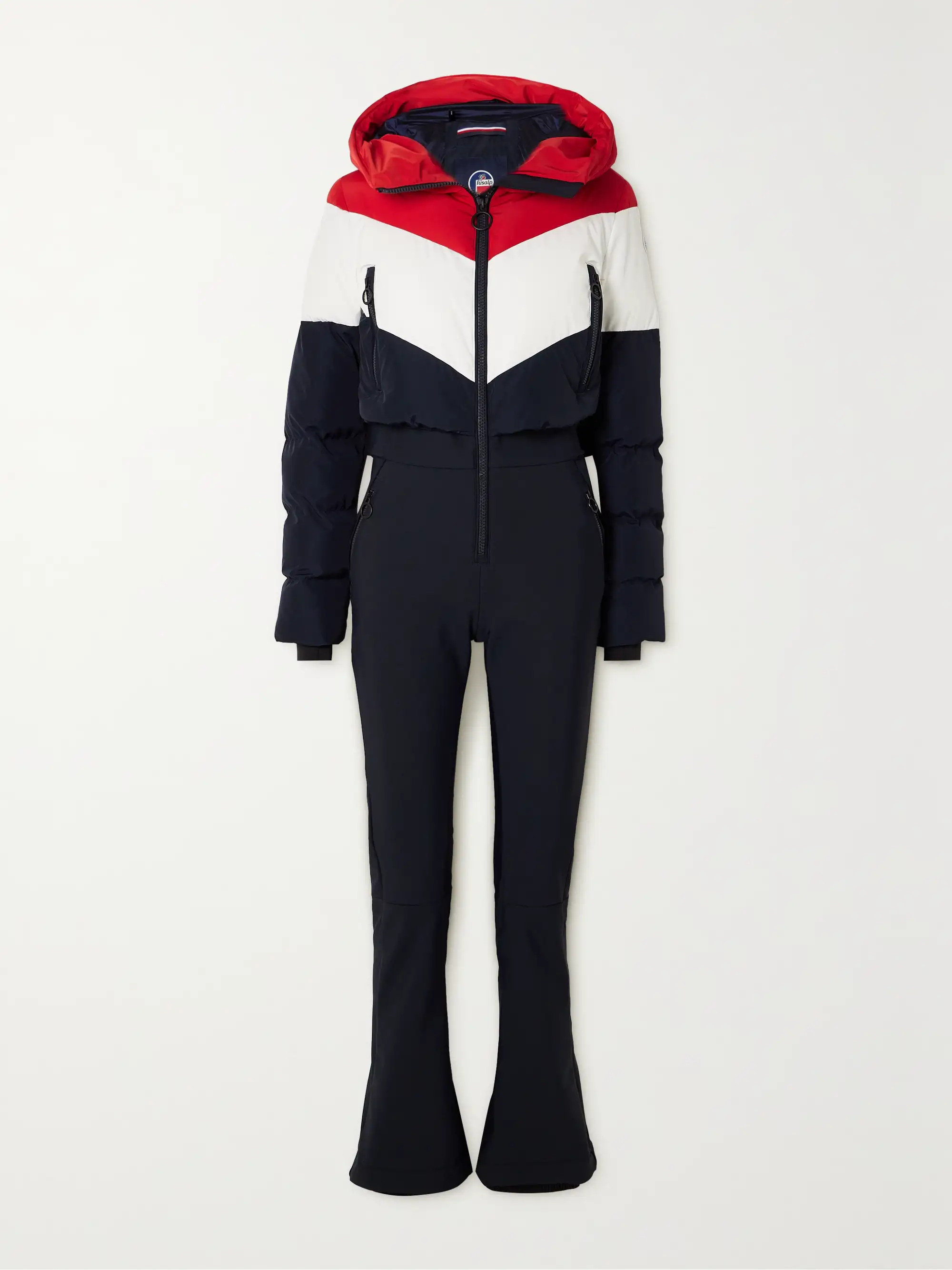 Kira softshell quilted color-block ski suit | NET-A-PORTER APAC