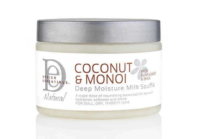 Design Essentials Deep Moisture Milk Souffle, Coconut & Monoi Collection, 12 Ounce | Amazon (US)