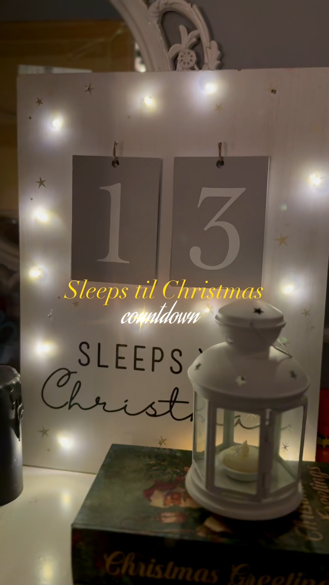 I purchased this in either 2020 or 2021 and it’s been my favorite piece of decor ever since. Beautifully made twinkling “sleeps til Christmas” countdown - luckily it’s still available. Sharing it below! 


@target 
#holidaydecor #targetfinds #christmascointdown #homefortheholidays #favoritethings 

#LTKHoliday #LTKSeasonal #LTKFindsUnder50